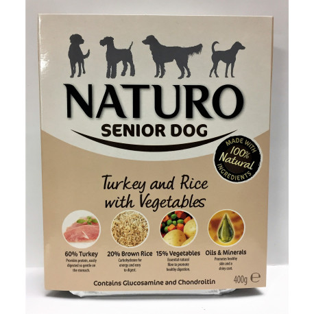 NATURO SENIOR(TURK&RICE) 400GRS.