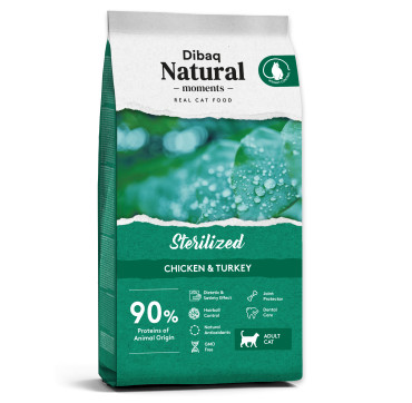 DNATURAL MOMENTS CAT ESTERILIZADO POLLO Y PAVO 2KG