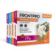 FRONTPRO COMPRIMIDOS MASTICABLES PARA PERROS 2-4KGS.3CDOS.